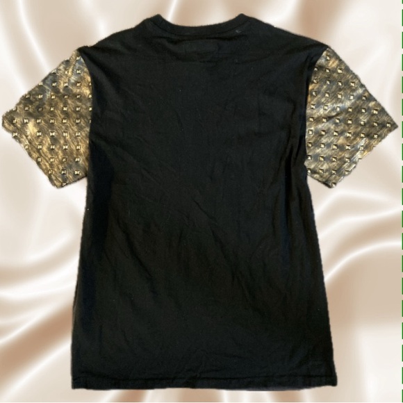 WTO2 Gold Edition Royal Lion Crest T Shirt Size M Black Gold - Picture 7 of 7